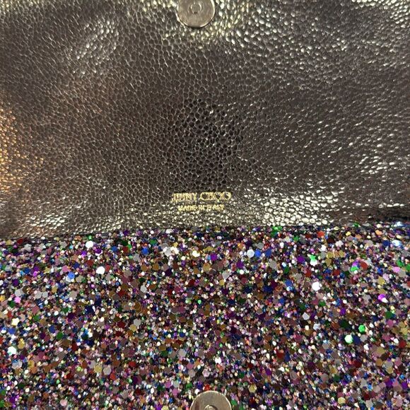 Jimmy Choo Sparkling Multicolor Clutch - Picture 3 of 9